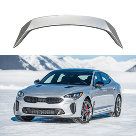Fits Kia Stinger 2018-24 | Ultra Silver Metallic Scorpion Edition GT Style Spoiler Wing