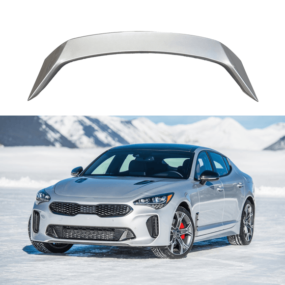 Fits Kia Stinger 2018-24 | Ultra Silver Metallic Scorpion Edition GT Style Spoiler Wing