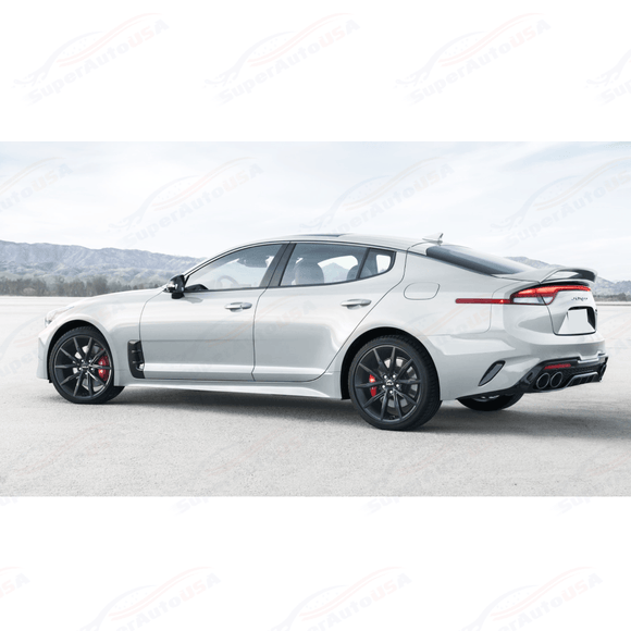 Fits Kia Stinger 2018-24 | Ultra Silver Metallic Scorpion Edition GT Style Spoiler Wing