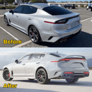 Fits Kia Stinger 2018-24 | Ultra Silver Metallic Scorpion Edition GT Style Spoiler Wing-4