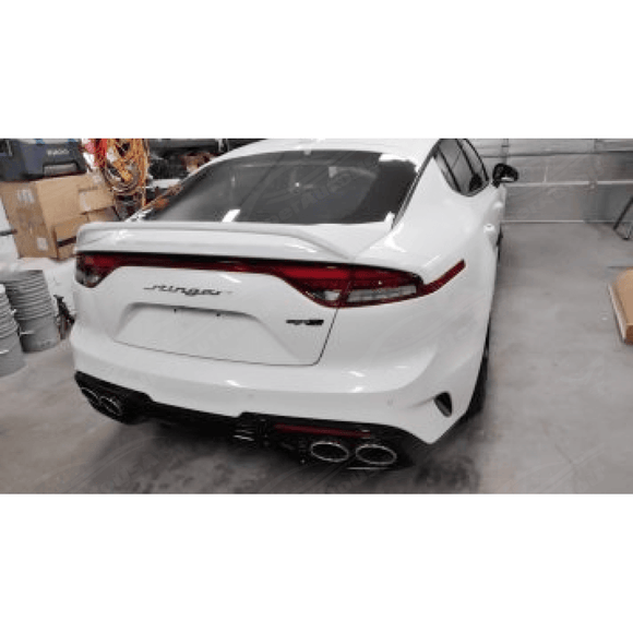 Fits Stinger 2018-2024 Primer Black Scorpion GT Style Rear Trunk Spoiler Wing