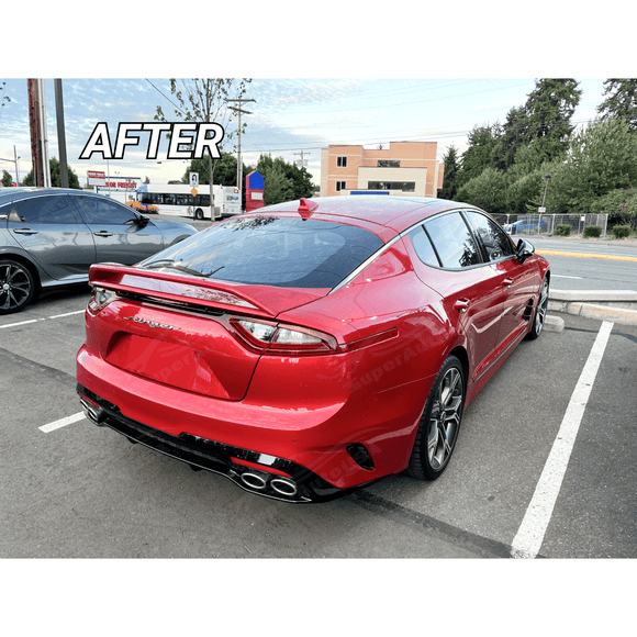 Fits Stinger 2018-2024 Primer Black Scorpion GT Style Rear Trunk Spoiler Wing