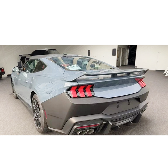 High-Performance Front Bumper Cover with Grilles and Rear Diffuser Kit for Mustang Dark Horse 2024.
