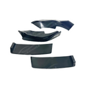 High-Performance Gloss Black Front Bumper Splitters for 2023 Acura RDX by SuperAutoUSA
