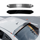 Detailed view showing the flush mount fitment against the 86/BRZ roofline and rear glass