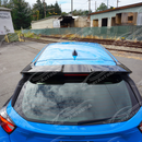 Underside view of spoiler wing showing mounting points