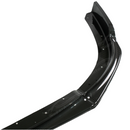 Showing the high-reflectivity clear coat on the SuperAutoUSA carbon fiber print STI front lip