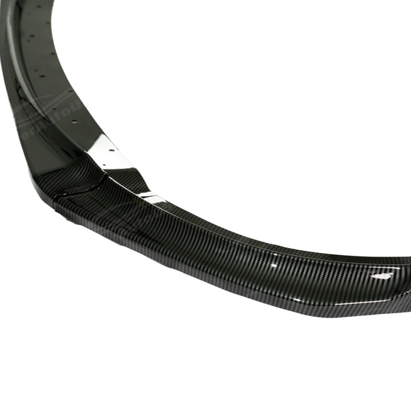 Professional studio photography highlighting the sleek lines of the SuperAutoUSA STI carbon print lip