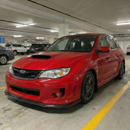 Durable high-impact ABS plastic construction of the WRX carbon print lip