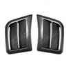 Standalone view of the uninstalled Carbon Print pair of front bumper side air vents for Subaru Impreza