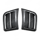 Standalone view of the uninstalled Carbon Print pair of front bumper side air vents for Subaru Impreza