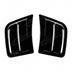 Standalone view of the uninstalled Gloss Black pair of front bumper side air vents for Subaru Impreza