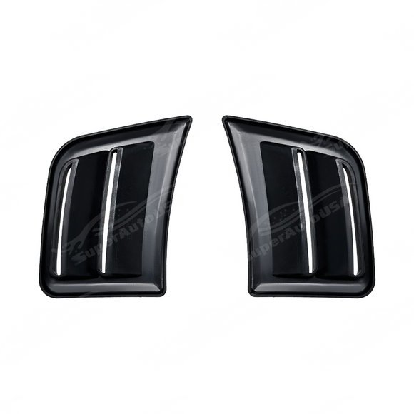 Standalone view of the uninstalled pair of front bumper side air vents for Subaru Impreza
