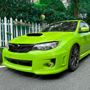 Achieving a JDM-inspired aesthetic for the Subaru WRX STI with simple headlight overlays