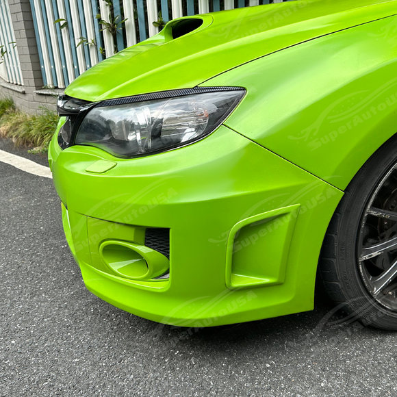 Side perspective highlighting the low-profile aerodynamic design of the eyelid overlays