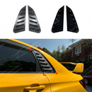 Close-up showing the flush edge-to-edge fitment of the louvers on the GV quarter window glass