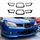 Detailed view showing the overlay following the triple-grill factory lines of the Hawkeye bumper