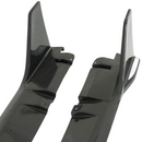 Standalone view of the left and right side real carbon fiber extensions featuring built-in rear winglets