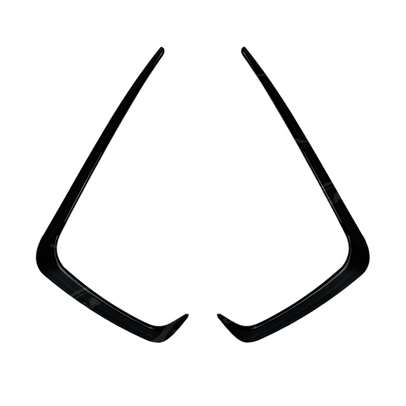 Standalone view of the left and right side fog light accent overlays for Subaru VA chassis