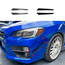 Close-up showing the precision fitment against the 2015-2021 Subaru front bumper corner