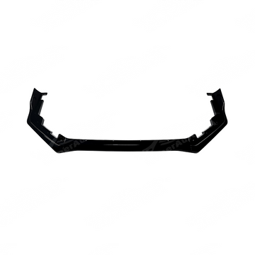 Close-up of the premium mirror-finish gloss black coating on the VA chassis JDM front lip