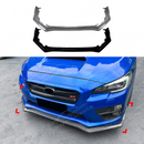 JDM style carbon print front lip on 2015 subaru wrx sti va