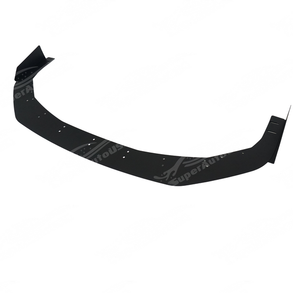 Detailed view of the adjustment feature on the aluminum front lip