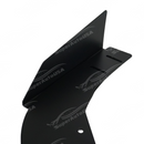 First step of aluminum front lip splitter installation for WRX VB