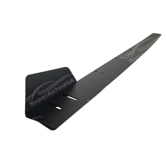 Durable aluminum material of WRX VB side skirt splitter