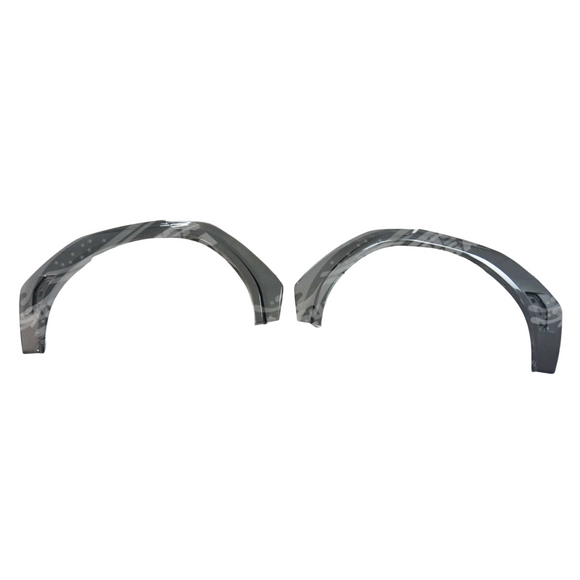 Studio shot highlighting real carbon fiber fender flares on WRX VB