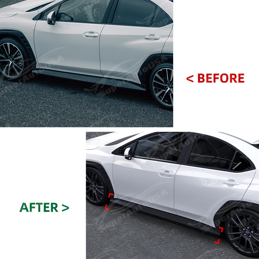 2022-2026 Subaru WRX VB - STI Style Side Skirt Extensions | SuperAutoUSA