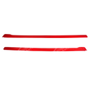 Comparison of stock vs side skirt splitter on Subaru WRX VB