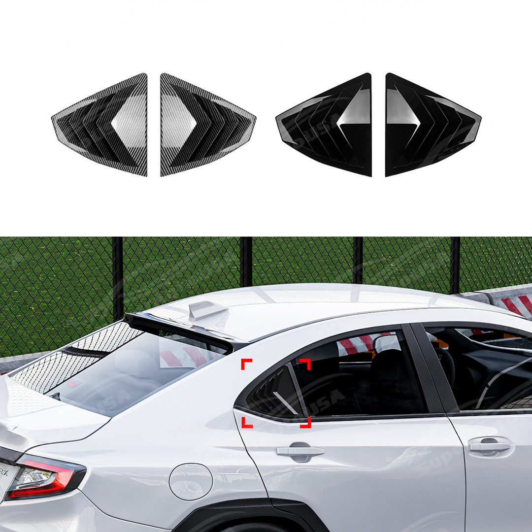 2022-2026 Subaru WRX VB - Rear Passenger Window Louvers | SuperAutoUSA
