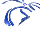 The K7X WR Blue Pearl flares giving WRX a wider stance

