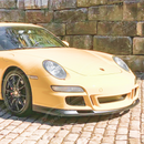 For 2005-2008 Porsche 911 997.1 OE GT3 Style Front Bumper Splitter Lip 1 piece-8