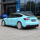 Ground-level perspective demonstrating daily driveable ride height and underbody clearance