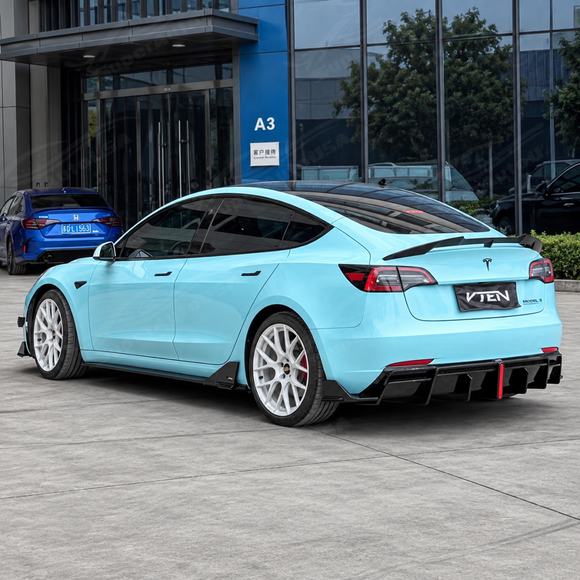 Ground-level perspective demonstrating daily driveable ride height and underbody clearance