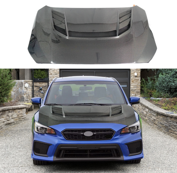 Cooling bonnet carbon hood 2016 Subaru STI FMIC SuperAutoUSA

