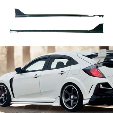 2018 Honda Civic Type R FK8 real carbon fiber side skirts – SuperAutoUSA

