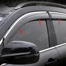Chrome vent visors for 2015 Tahoe by SuperAutoUSA