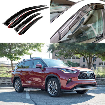 2021 Highlander vent visors sun wind deflectors SuperAutoUSA