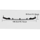 2022 X7 gloss black lower front bumper lip SuperAutoUSA