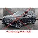 2022 BMW X7 front bumper lower lip gloss black SuperAutoUSA