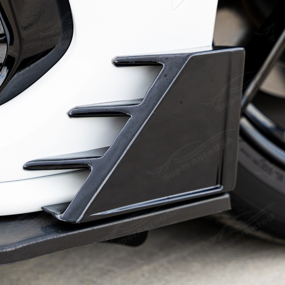 2025 Ford Mustang PU lip splitter bumper SuperAutoUSA

