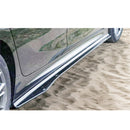 Side body skirt splitter under spoiler for BMW 330e Plug-in Hybrid 2019-2025 by SuperAutoUSA.
