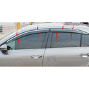 2020 Nissan Altima Chrome Trim Window Visors with Rain Guards by SuperAutoUSA
