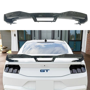 2025 Dark Horse Premium Coupe 2-Door Mustang Rear Wing in Forged Carbon Fiber by SuperAutoUSA.
