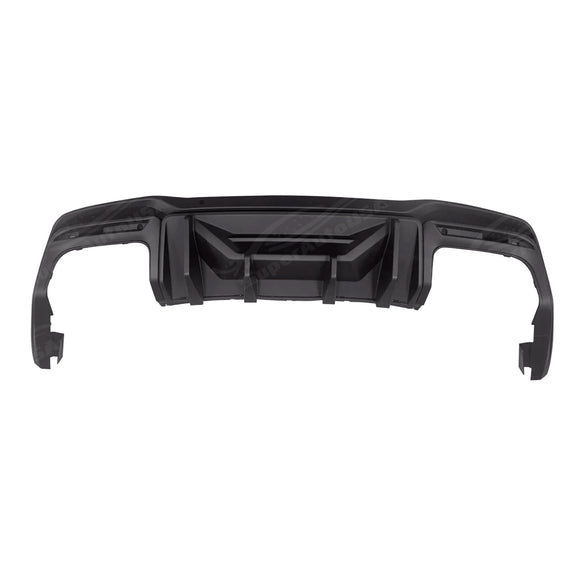 Stylish Dark Horse Rear Diffuser for 2024 Ford Mustang EcoBoost by SuperAutoUSA
