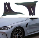 2022 BMW G23 M4-style side fenders in real carbon fiber by SuperAutoUSA.
