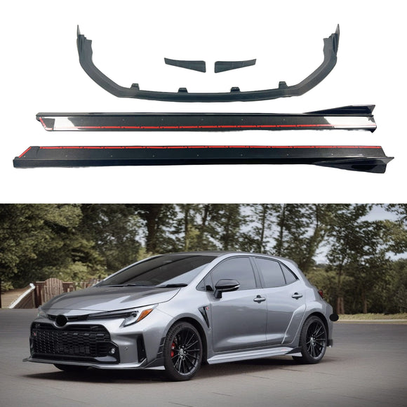 Fits Toyota GR Corolla Core 2023, 2024, 2025 body kit with real carbon fiber design by SuperAutoUSA.
